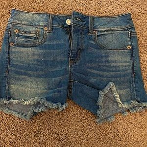 American Eagle Jean Shorts. Size: Xs, Color: Dark Blue